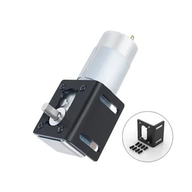 DC 12V 24V 5840-555 Dual-Shaft High-Torque Worm Gear Reducer Self-Locking Motor