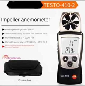 410-1 Digital Vane Anemometer Air Speed Velocity/Temperature Meter Tester