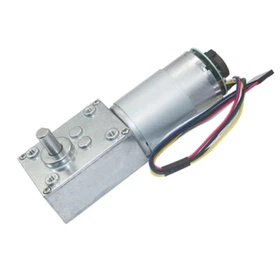 DC12-24V 5840-555 Turbo Worm Speed Reduction Gear Motor with Encoder Hall Sensor
