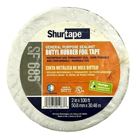 Shurtape, Cold Temperature Foil' Scrim' Kraft Tape, Assorted sizes, Silver