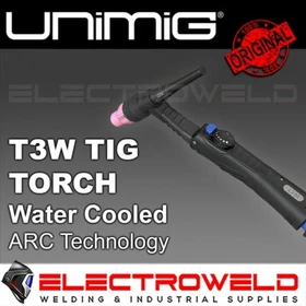 UNIMIG T3W Water Cooled TIG Torch 4M / 8M 400A Welding Gun Welder T3W-3KHL-4M