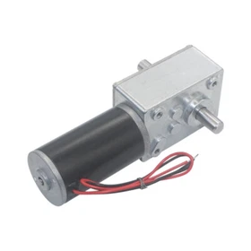 DC12V 24V 5840-31ZYS Dual Shaft Large Torque Metal Gearbox Turbo Worm Gear Motor