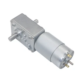 DC12V 24V 5840-555S Dual Shaft Large Torque Metal Gearbox Turbo Worm Gear Motor