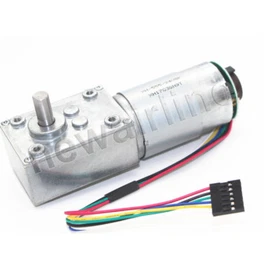 DC12V 24V 5840-555 Metal Gearbox Turbo Worm Gear Motor with Encoder Hall Sensor