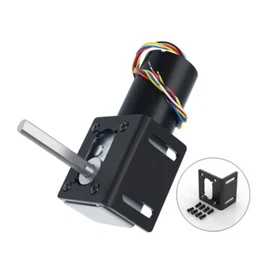 Single Long Shaft 5840-3650 Worm Gear Brushless Self-locking Motor DC12V24V Gear