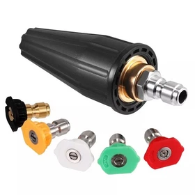 4.0GPM High Pressure Washer Rotating Turbo Nozzle Spray Tip 4000PSI 1/4" Quick