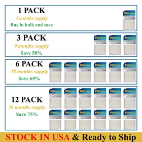 FILTRETE- AIR-FILTER PLEATED FURNACE REPLACEMENT PAD DUST PACK 3, 6, 12 NEW
