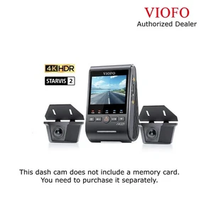 VIOFO A329WW 3CH 4K+Dual 2K Waterproof Rear Cams, Heavy-Duty, SSD Support