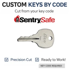 Sentry Safe Keys Firebox Cash Box Replacement Key Cut by Code C001B-C175B