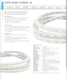 American Lighting Hybrid Tape-Ropes 120-TL60 (variations)