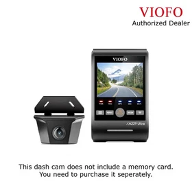 VIOFO A229 Ultra W 2CH Dash Cam with 4K Front + 4K Waterproof Rear Camera