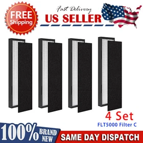 Air Purifier HEPA Filter C FLT5000 for Germ Guardian AC5000, AC5000E