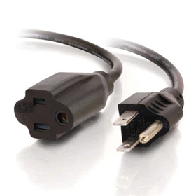 18 AWG Outlet Saver Power Extension Cord (NEMA 5-15P to NEMA 5-15R)-C2G