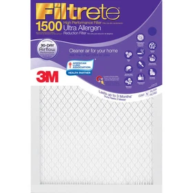 Filtrete 1500 Air Filter 3M Purple Furnace Virus Pet Dust & Ultra-Allergen