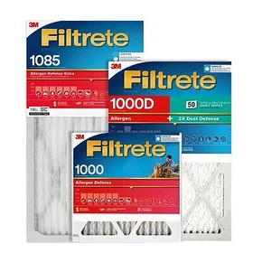 3M Filtrete Air Filter MPR 1000/1085 Reduce Dust Pollen Pet Dander Mold Allergen