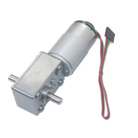 DC12V 24V 5840-555S Turbo Worm Speed Reduction Gear Motor Code Disk with Encoder