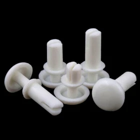 Quality White Plain Nylon Snap Studs Various Sizes and Lengths Rivet