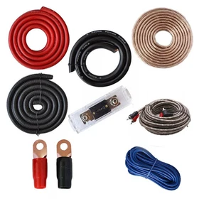 5000 Watts 0 AWG Car Audio Subwoofer AMP RCA Power Cable Sub Wiring Install Kit