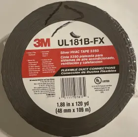 UL181B-FX 3M Rolls Hvac Tape Flexible Duct Connections