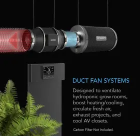 711181935806 AC INFINITY Cloudline Inline Duct Fan Humidity #2