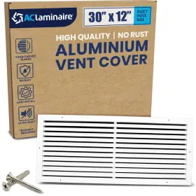 MFRG3012W ACLAMINAIRE Vent Cover Duct Hole Grille Rustproof