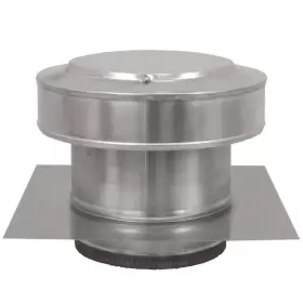 726084402201 ACTIVE VENTILATION Round Roof Jack Mill Finish #3