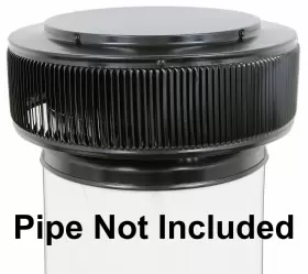 AV-12-PVC-BL ACTIVE VENTILATION PRODUCTS Aura Exhaust Vent #3