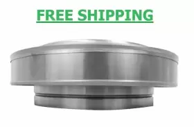 VPC-12 ACTIVE VENTILATION Round Vent Pipe Cap Mill Finish