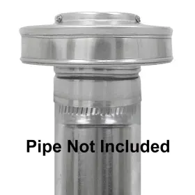 VPC-4 ACTIVE VENTILATION Vent Pipe Cap Mill Finish