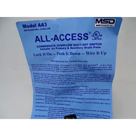 856233004045 ALL-ACCESS Msd Condensate Switch #3