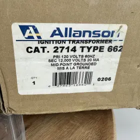 2714-662 ALLANSON Cat Ignition Transformer Box