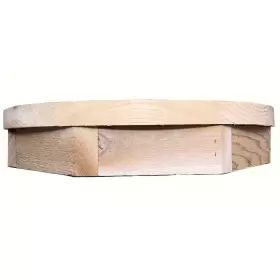 313096131115 ALS MILLWORKS Wood Round Louver Vent Cedar Attic #3