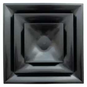 STR-C-10BK AMERICAN LOUVER Square Cone Diffuser