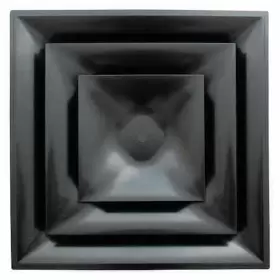 STR-C-14BK AMERICAN LOUVER Square Cone Ceiling Diffuser