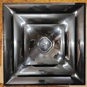 STR-C-6BK AMERICAN LOUVER Square Cone Ceiling Diffuser