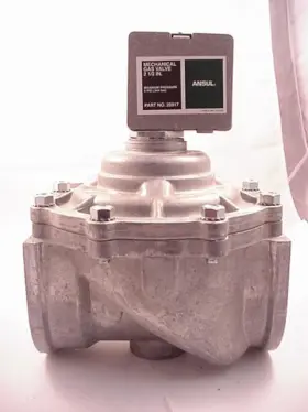 JV216587007 ANSUL / ASCO MECHANICAL GAS VALVE Hvac