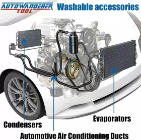AWT-2101-1 AUTOWANDERER TOOL Flush Air Ac Conditioner Clean #2
