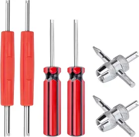 QIMENXIN6PACK AWPEYE Tire Valve Stem Removal Tool Pack Core