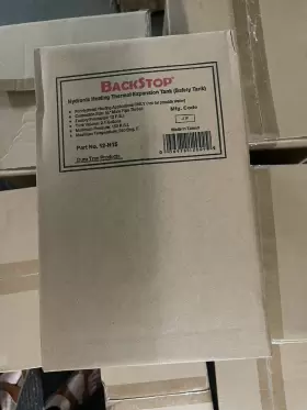 12-H15 BACKSTOP Hydronic Heating Tank Safety
