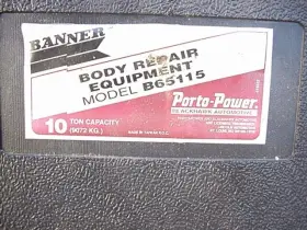 B65115 BANNER PROTO-POWER BLACKHAWK AUTOMOTIVE Hydraulic Kit #3