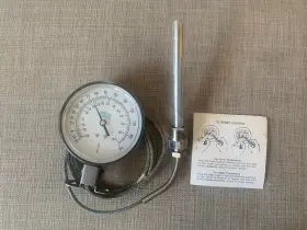 TS-293 BARBER COLMAN Nos Remote Mounting Dial Thermometer #2