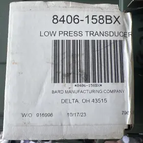 8406-158BX BARD Pressure Transducer