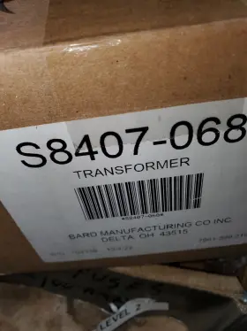 S8407-068 BARD HVAC Transformer Breaker #2