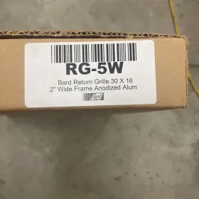 RG-5W BARD Grille Standard Frame Anodized