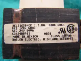 C342488P01 BASLER ELECTRIC Trane American Standard Furnace #3