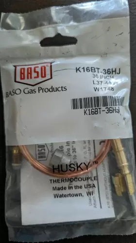 K16BT-36HJ BASO GAS PRODUCTS Husky Thermocouple