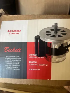 22825U BECKETT Burner Motor Vac Af Afg Box