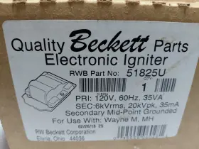 51825U BECKETT Igniter Wayne Burners