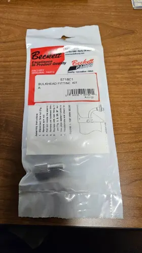 571801 BECKETT Bulkhead Fitting Af Afg Burners Kit