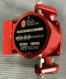 103203 BELL GOSSETT Iron Body Circulator Booster Pump